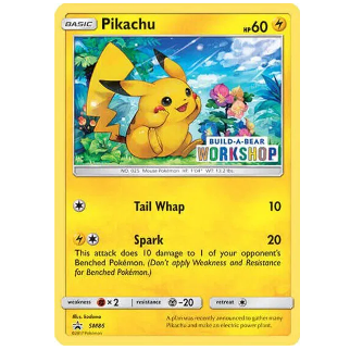 Pokemon TCG Pikachu  SM86 (Build-A-Bear Workshop Exclusive)*Sealed*