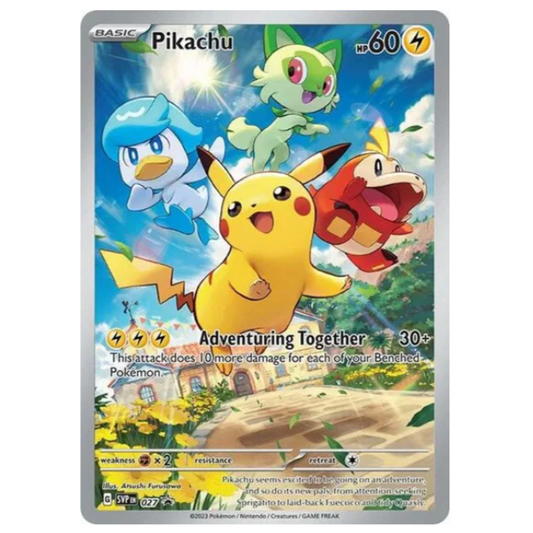 Pokemon TCG Pikachu Scarlet & Violet Promo 027