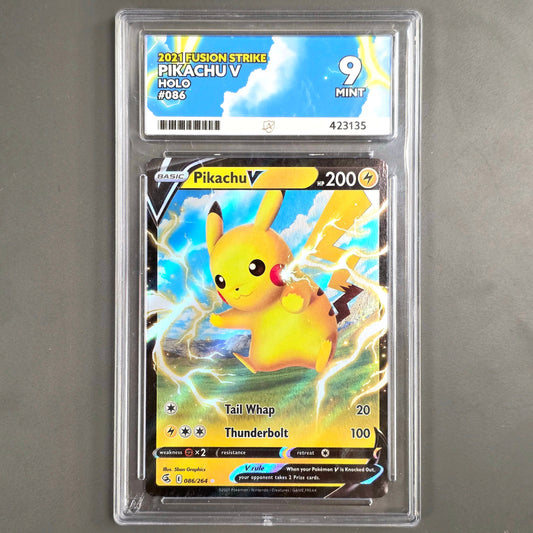 Pokemon TCG Pikachu V Fusion Strike 086/264 (Ace 9)