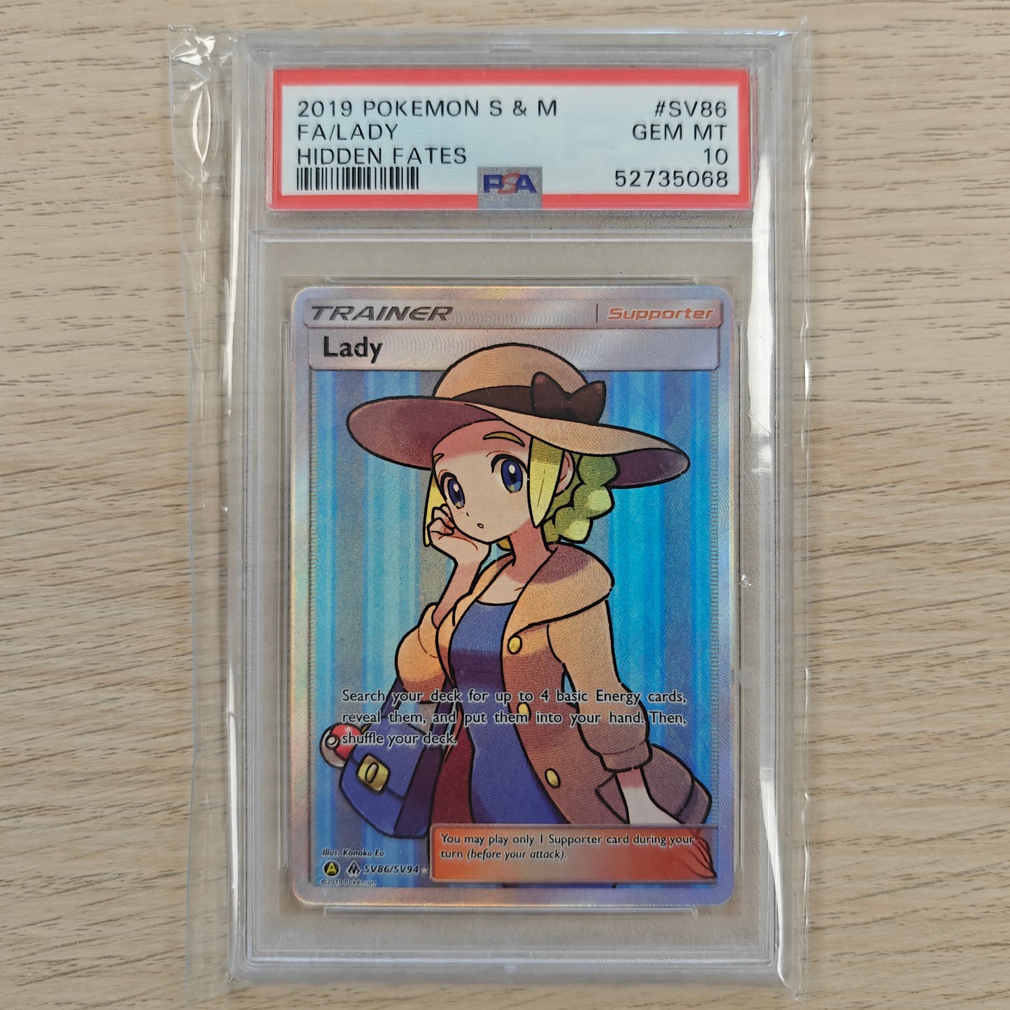 Pokemon TCG Pokemon TCG Lady Hidden Fates SV86/SV94  PSA 10