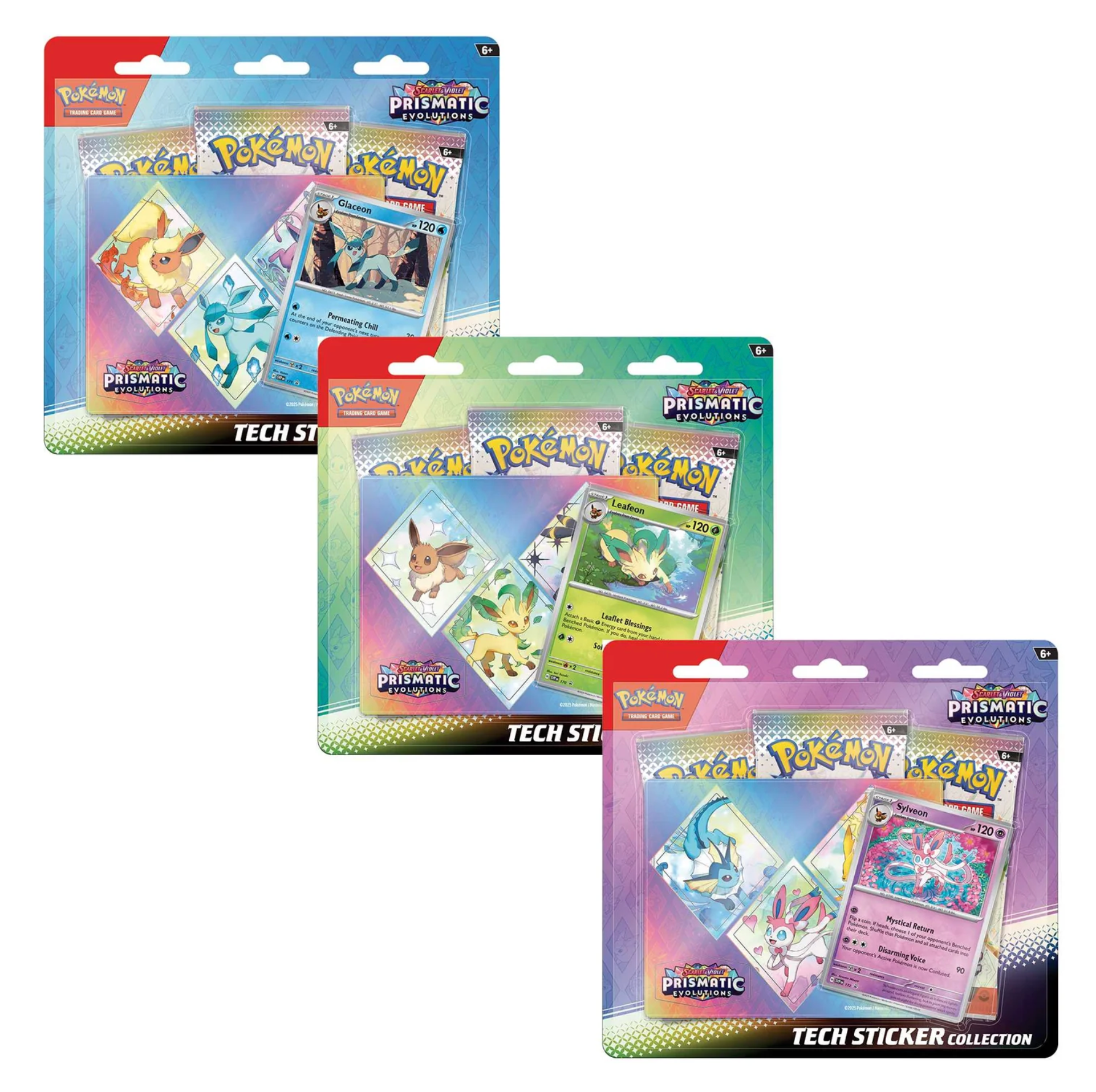 Pokemon TCG Prismatic Evolutions Tech Sticker Collection