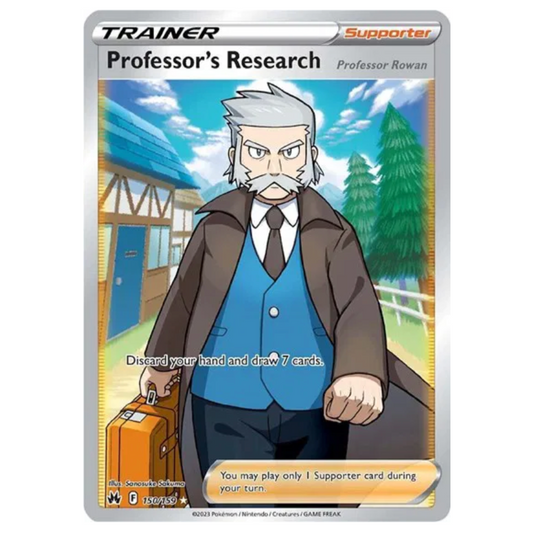 Pokemon TCG Professors Research Crown Zenith 150/159