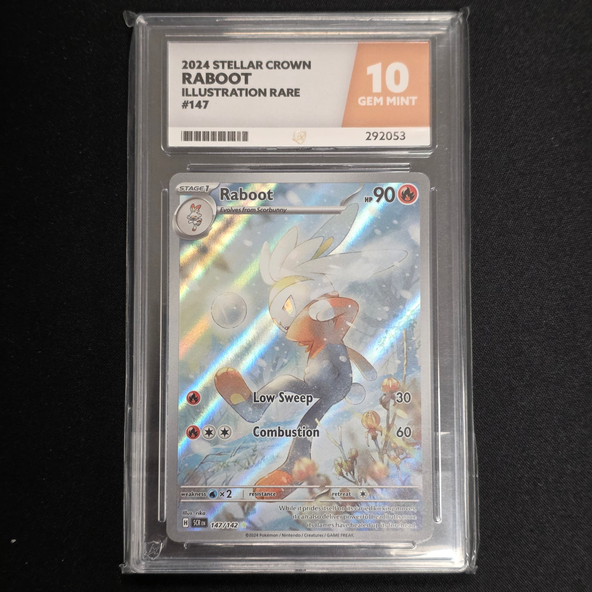 Pokemon TCG Raboot Stellar Crown 147/142 (Ace 10)
