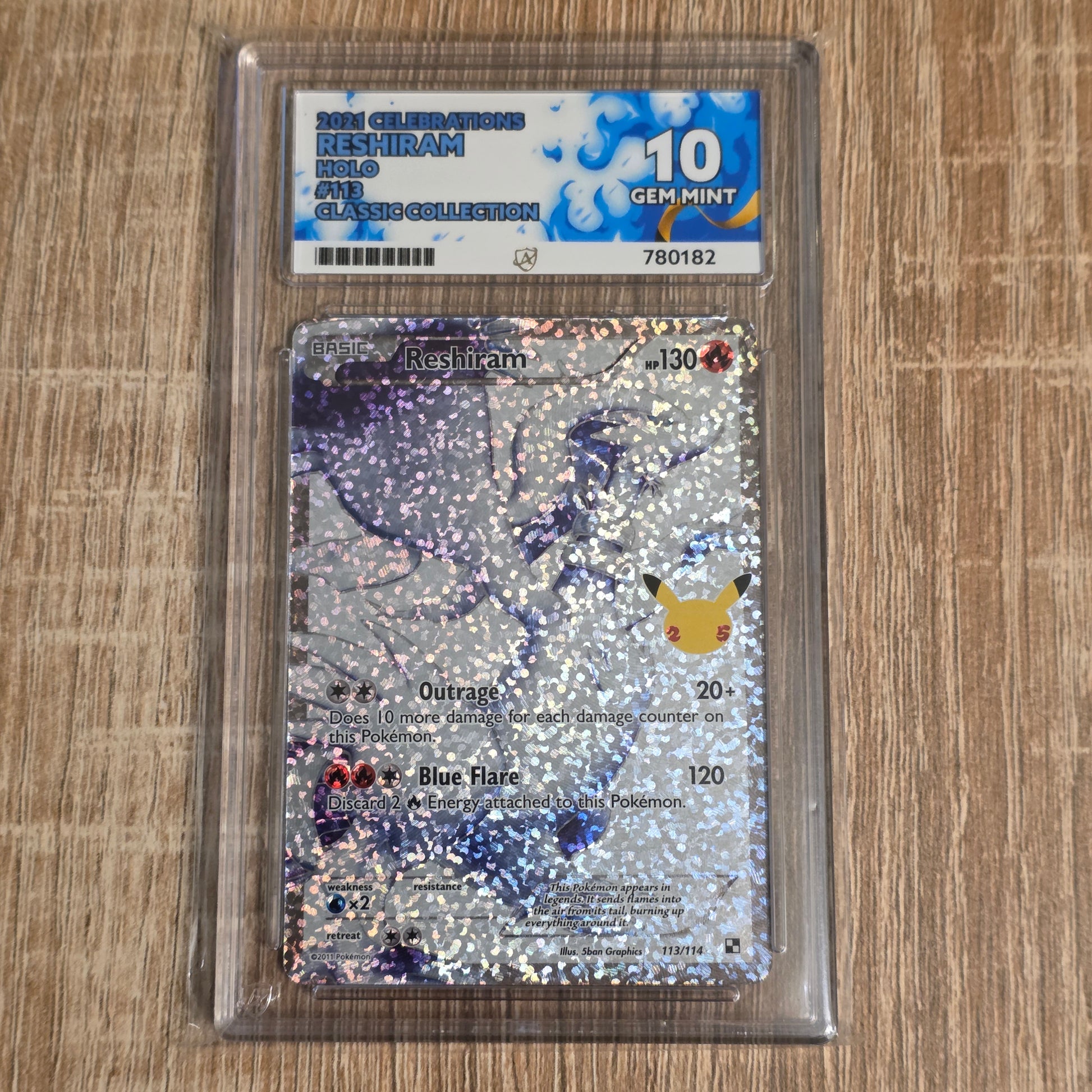 Pokemon TCG Reshiram Celebrations 113/114 (Ace 10)