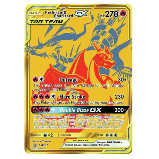 Pokemon TCG Reshiram & Charizard GX Promo SM257