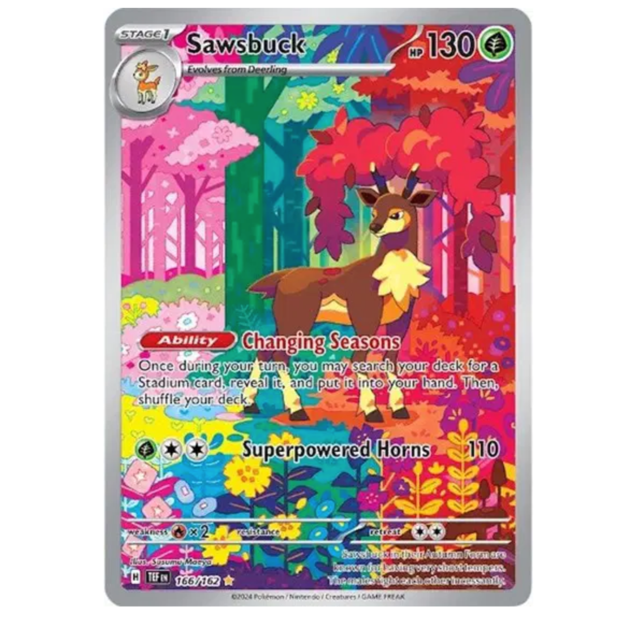 Pokemon TCG Sawbuck Temporal Forces  166/162