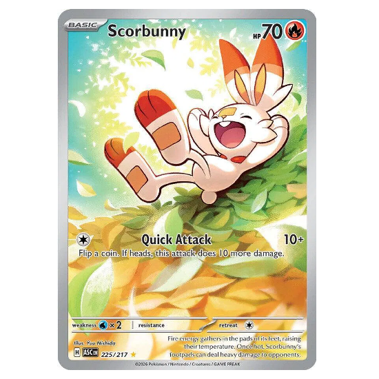 Pokemon TCG Scorbunny Ascended Heroes 225/217