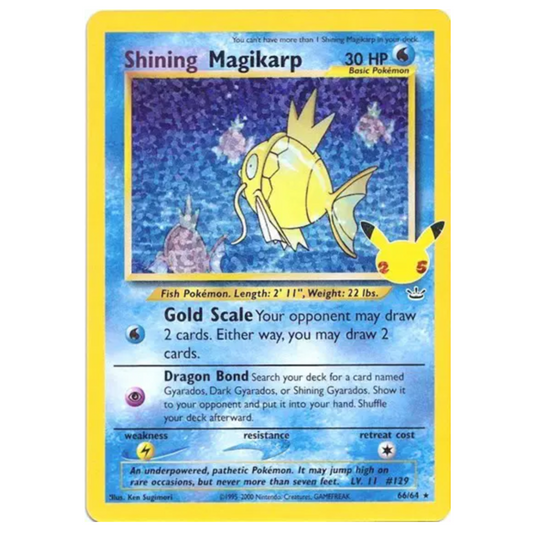 Pokemon TCG Shining Magikarp Celebrations 66/64