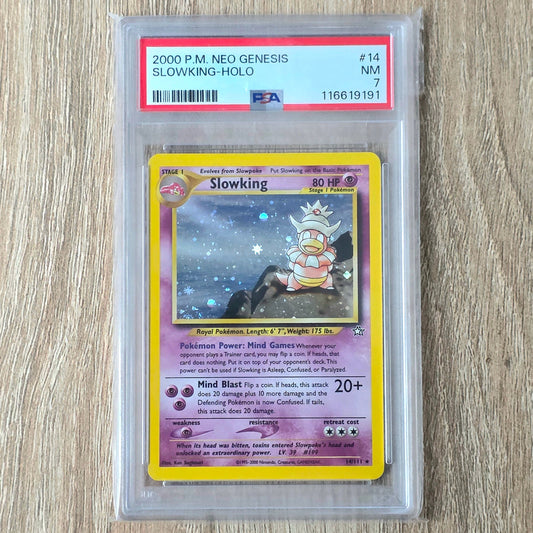 Pokemon TCG Slowking *Holo* Neo Genesis 14/111 (PSA 7)