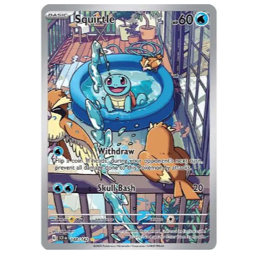 Pokemon TCG Squirtle Stellar Crown 148/142