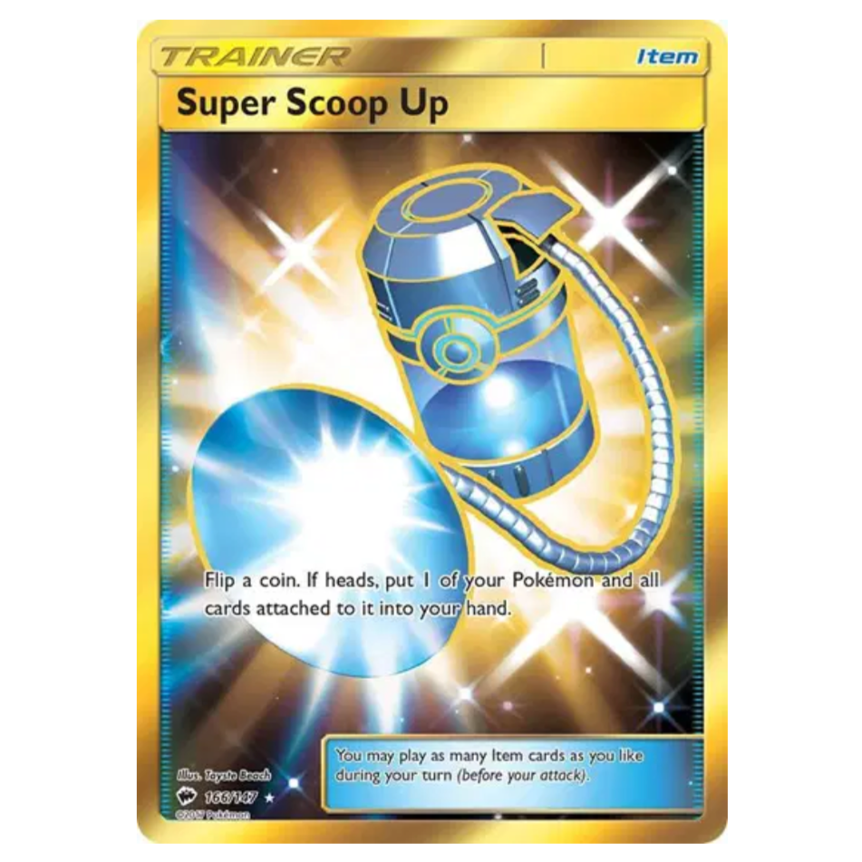 Pokemon TCG Super Scoop Up Burning Shadows 166/147