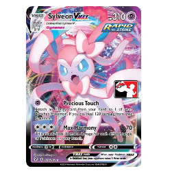 Pokemon TCG Sylveon VMAX Evoling Skies 075/203 *Stamped*