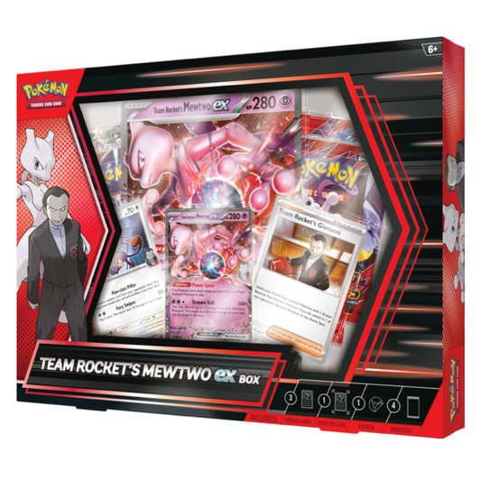 Pokemon TCG Team Rockets Mewtwo ex Box