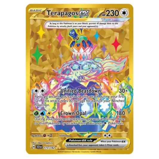 Pokemon TCG Terapagos ex Stellar Crown 173/142