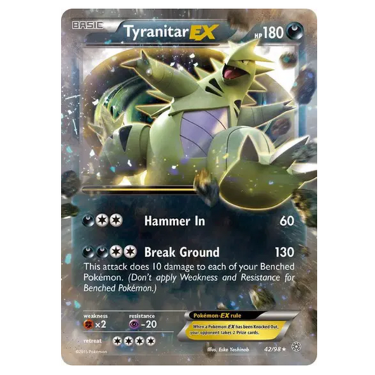 Pokemon TCG Tyranitar EX Ancient Origins 42/98