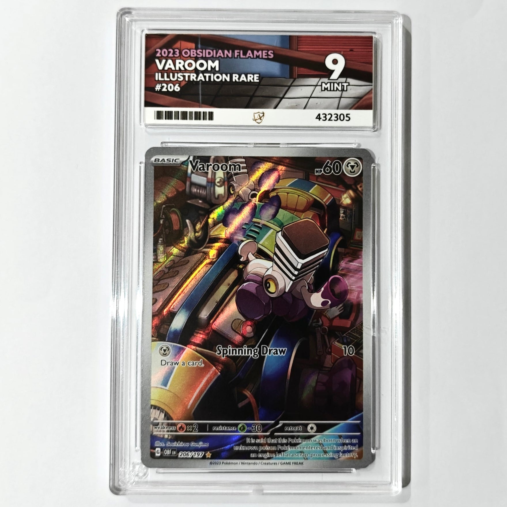 Pokemon TCG Varoom Obsidian Flames 206/197 (Ace 9)