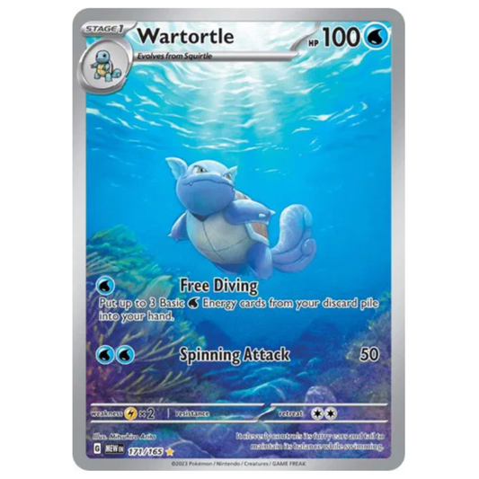 Pokemon TCG Wartortle 151 171/165