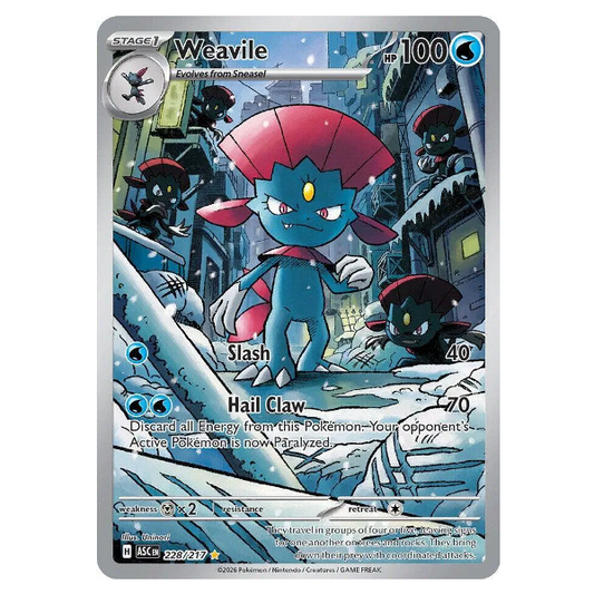 Pokemon TCG Weavile Ascended Heroes 228/217