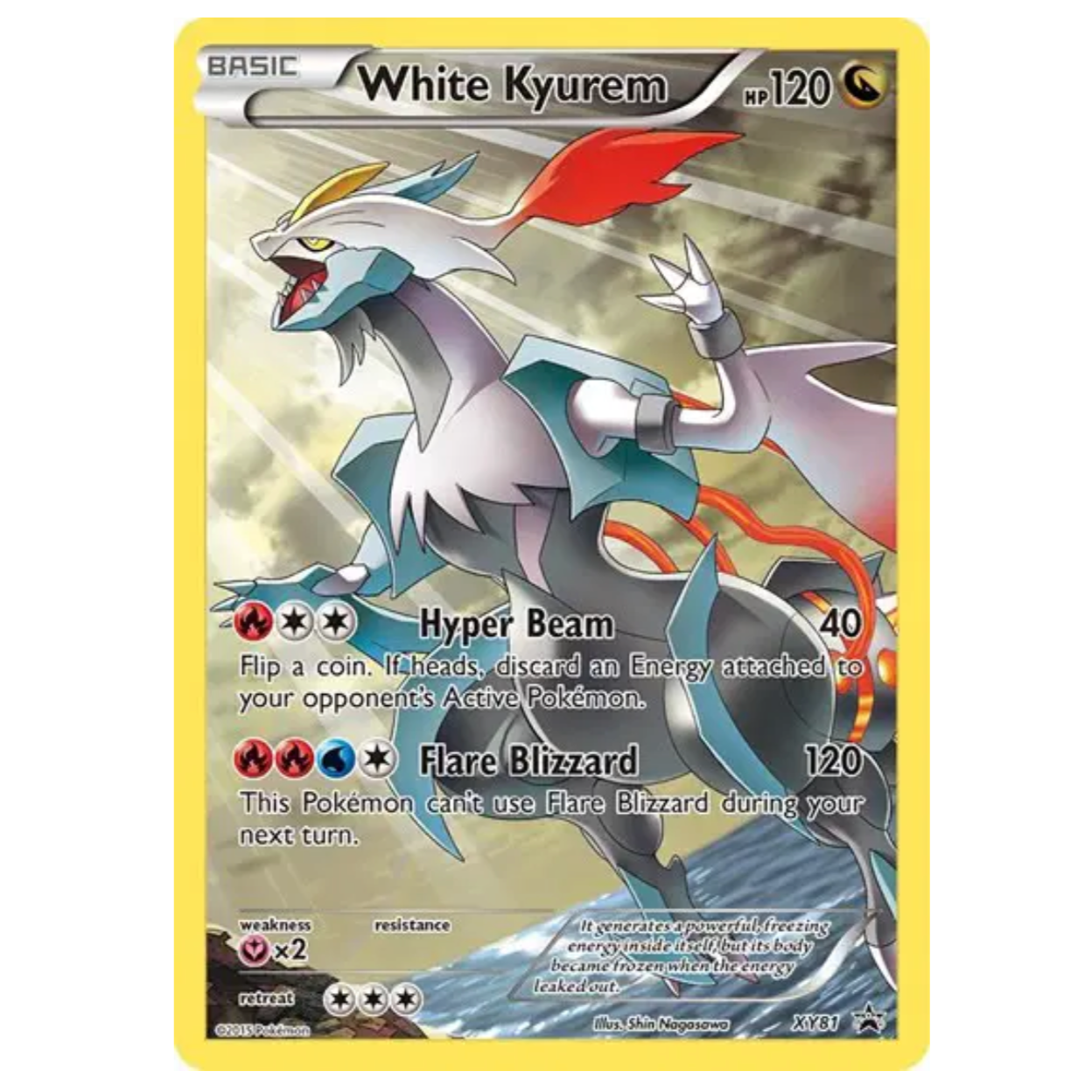 Pokemon TCG White Kyurem X&Y Promo XY81