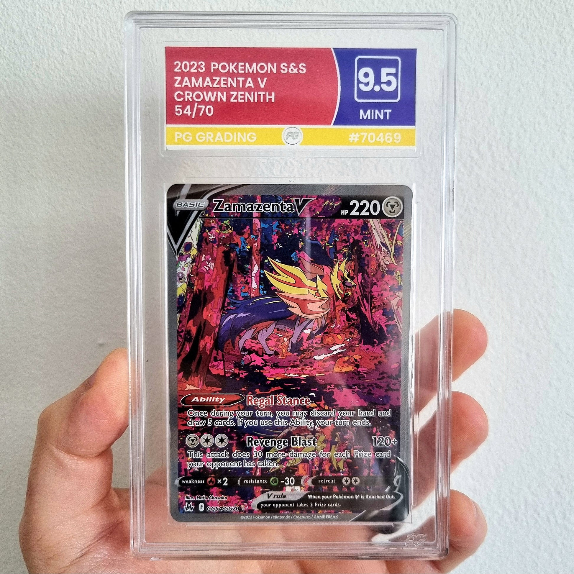 Pokemon TCG Zamazenta V Crown Zenith GG54/GG70