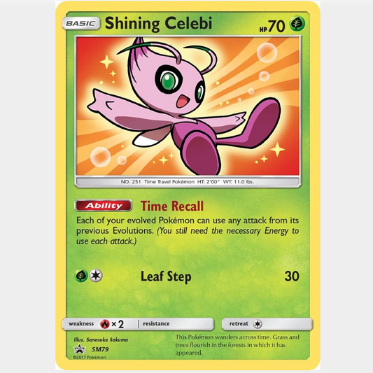 Pokemon TCG Shining Celebi Promo SM79