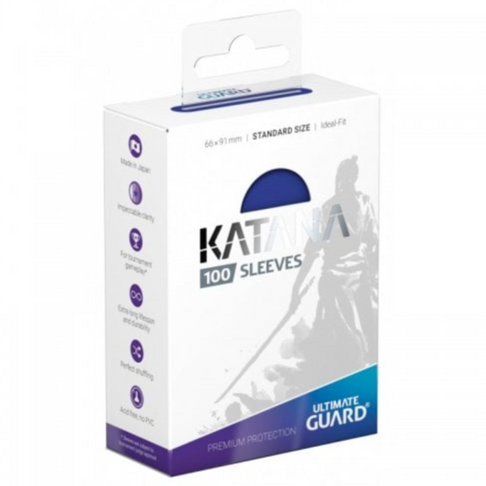 Ultimate Guard Katana Sleeves Standard Size (100) Blue