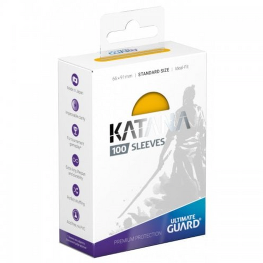 Ultimate Guard Katana Sleeves Standard Size (100) Yellow