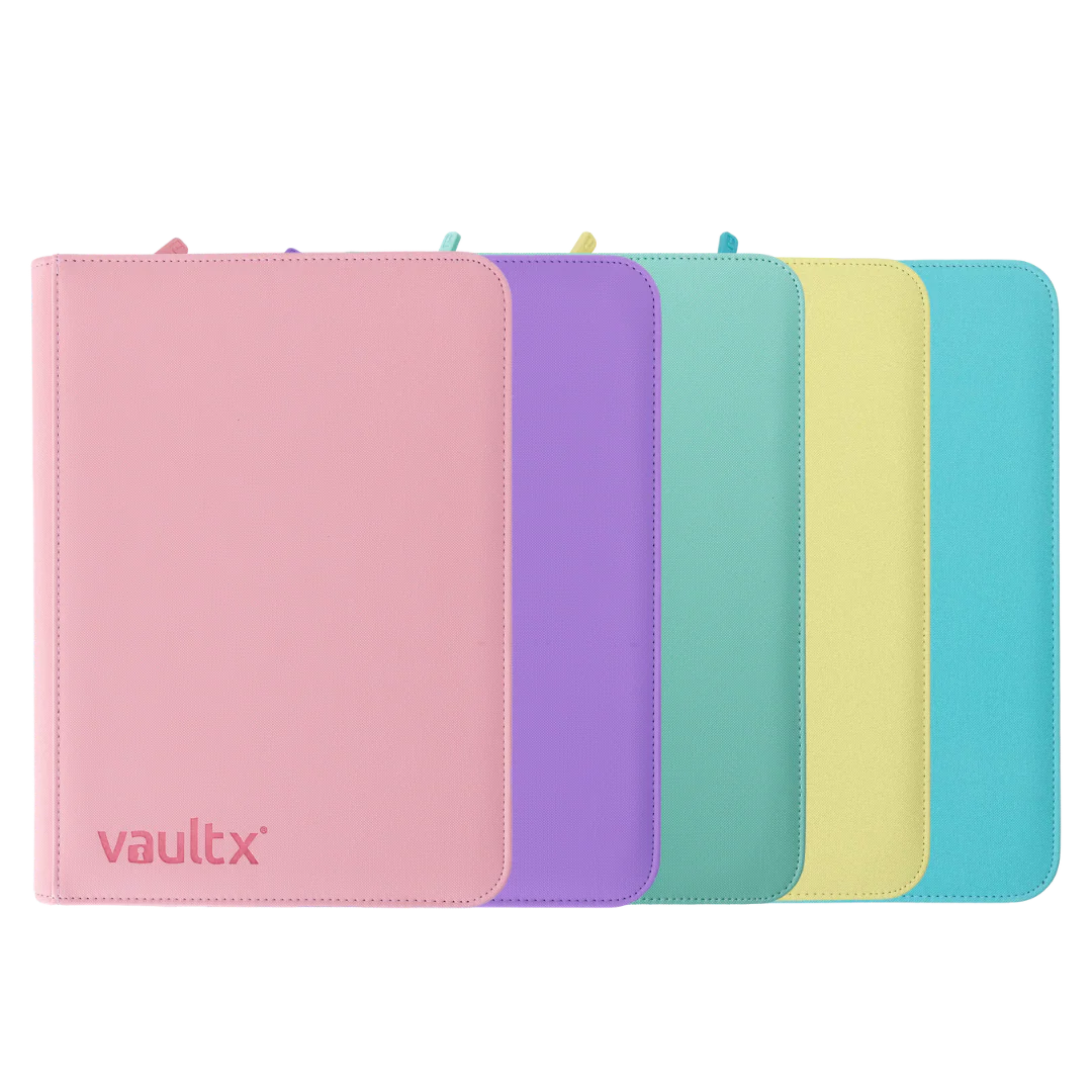 Vault X 4-Pocket Exo-Tec® Zip Binder - Pastel Collection