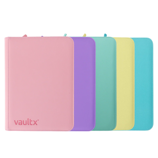 Vault X 4-Pocket Exo-Tec® Zip Binder - Pastel Collection
