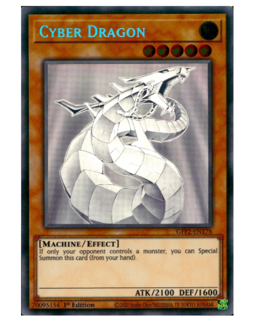 Yu-Gi-Oh! Cyber Dragon Ghost Rare GFP2-EN178 1st Edition