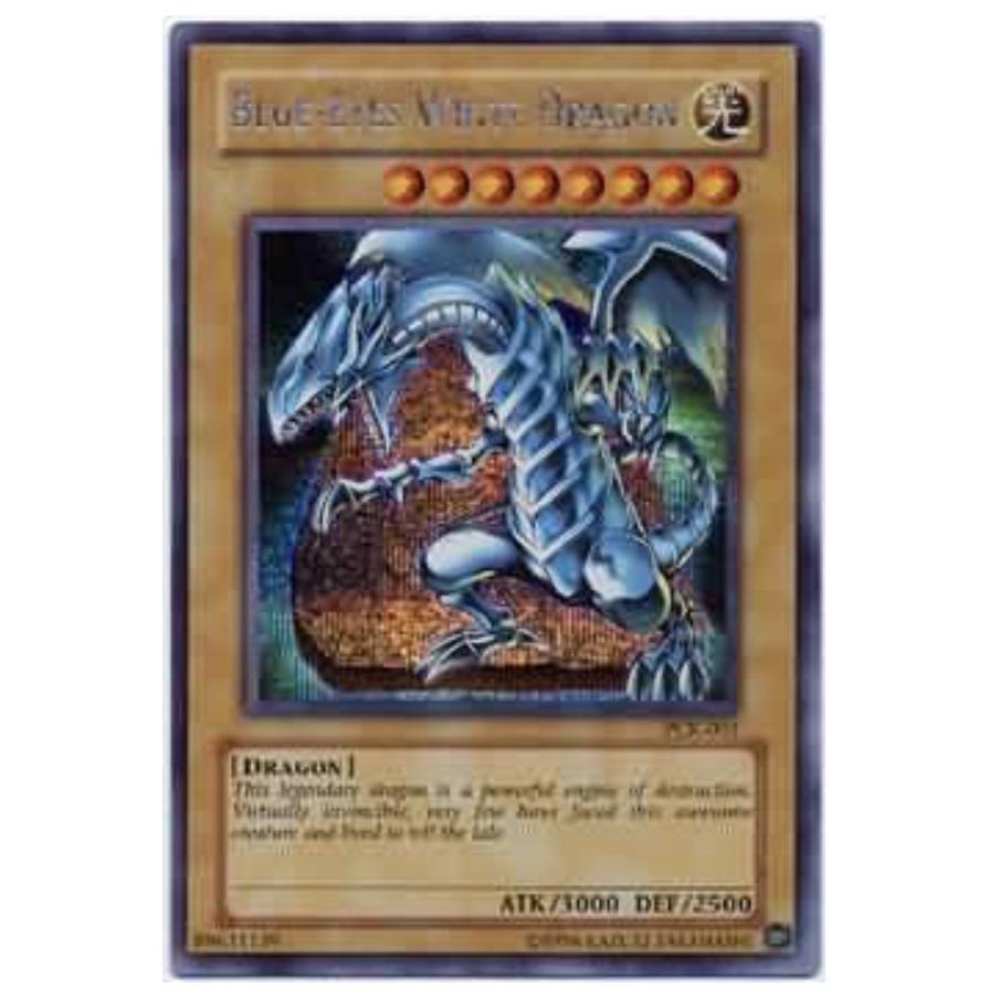 Yu-Gi-Oh! TCG Blue-Eyes White Dragon *Secret Rare* PCK-001