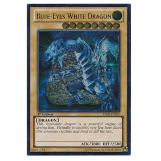 Yu-Gi-Oh! TCG Blue-Eyes White Dragon *Ultimate Rare* YSKR-EN001