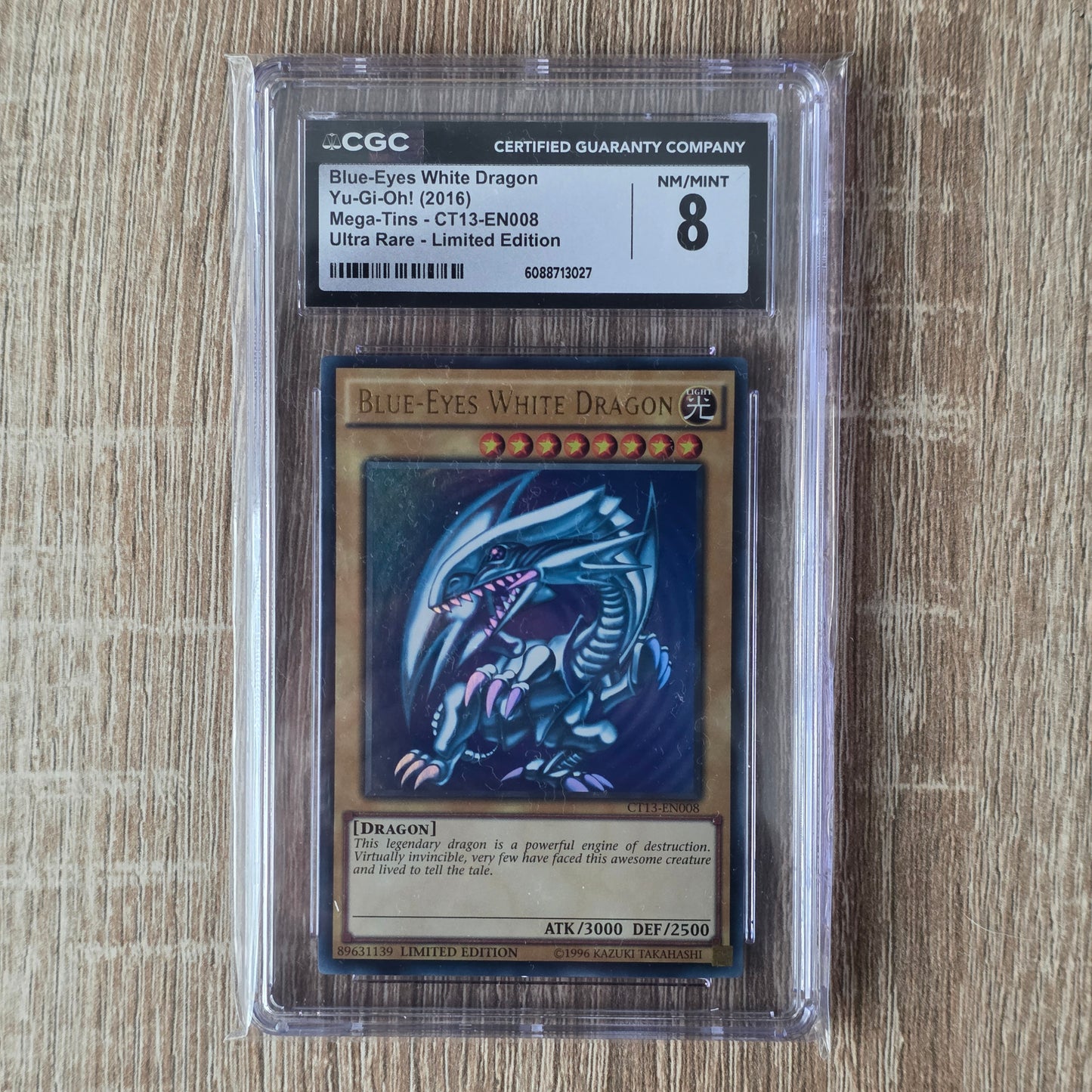 Yu-Gi-Oh! TCG Blue-Eyes White Dragon *Ultra Rare* CT13-EN008 (CCG 8)