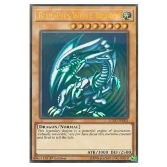 Yu-Gi-Oh! TCG Blue-Eyes White Dragon *Ultra Rare* LCKC-EN001