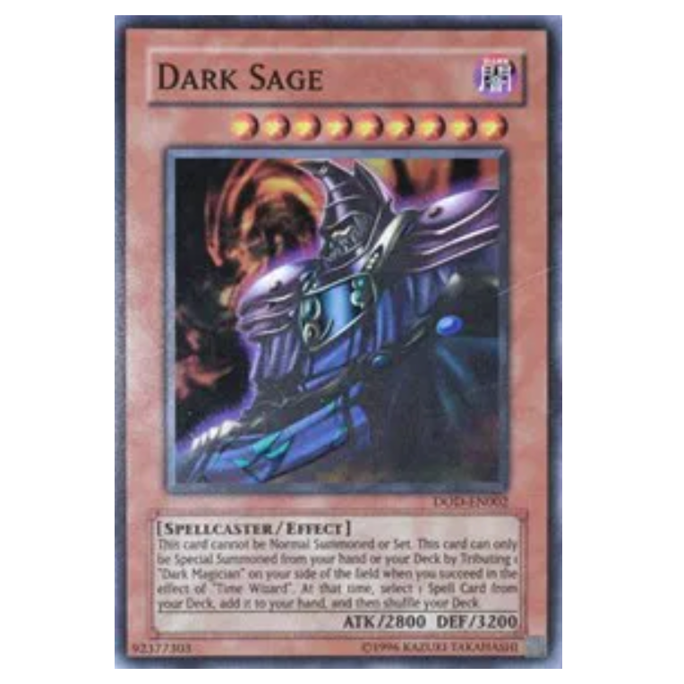 Yu-Gi-Oh! TCG Dark Sage *Super Rare* DOD-EN002