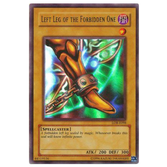 Yu-Gi-Oh! TCG Left Leg of the Forbidden One *Ultra Rare* LOB-E098