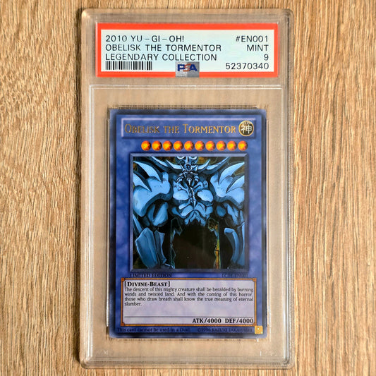 Yu-Gi-Oh! TCG Obelisk The Tormentor *Ultra Rare* LC01-EN001 (PSA 9)