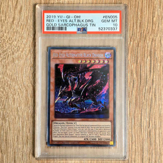 Yu-Gi-Oh! TCG Red-Eyes Alternative Black Dragon *Secret Rare* TN19-EN005 (PSA 10)