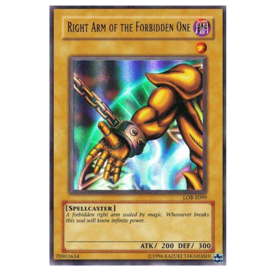 Yu-Gi-Oh! TCG Right Arm of the Forbidden One *Ultra Rare* LOB-E099