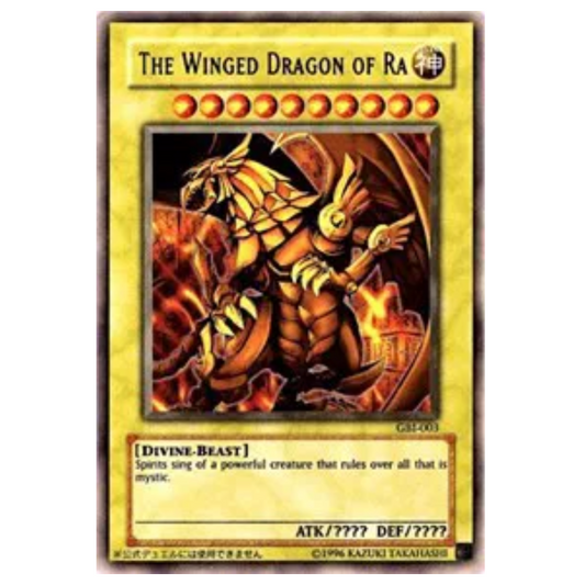 Yu-Gi-Oh! TCG The Winged Dragon of Ra *Ultra Rare* GBI-003