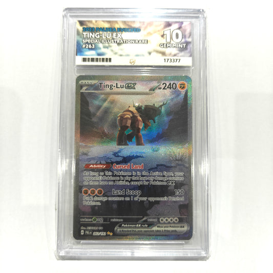 Pokemon TCG Ting-Lu EX Paldea Evolved 263/193 Ace 10