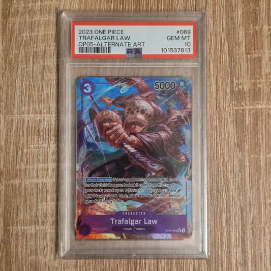 One Piece CG Trafalgar Law Awakening of the New Era OP05-069 (PSA 10)