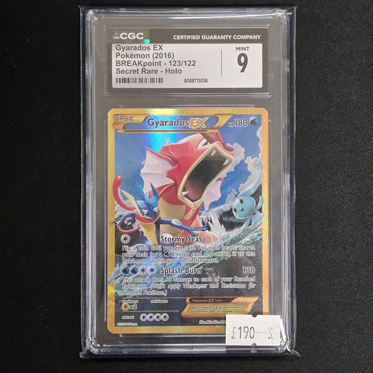 Pokemon TCG Gyarados EX BREAKpoint 123/122 (CGC 9)
